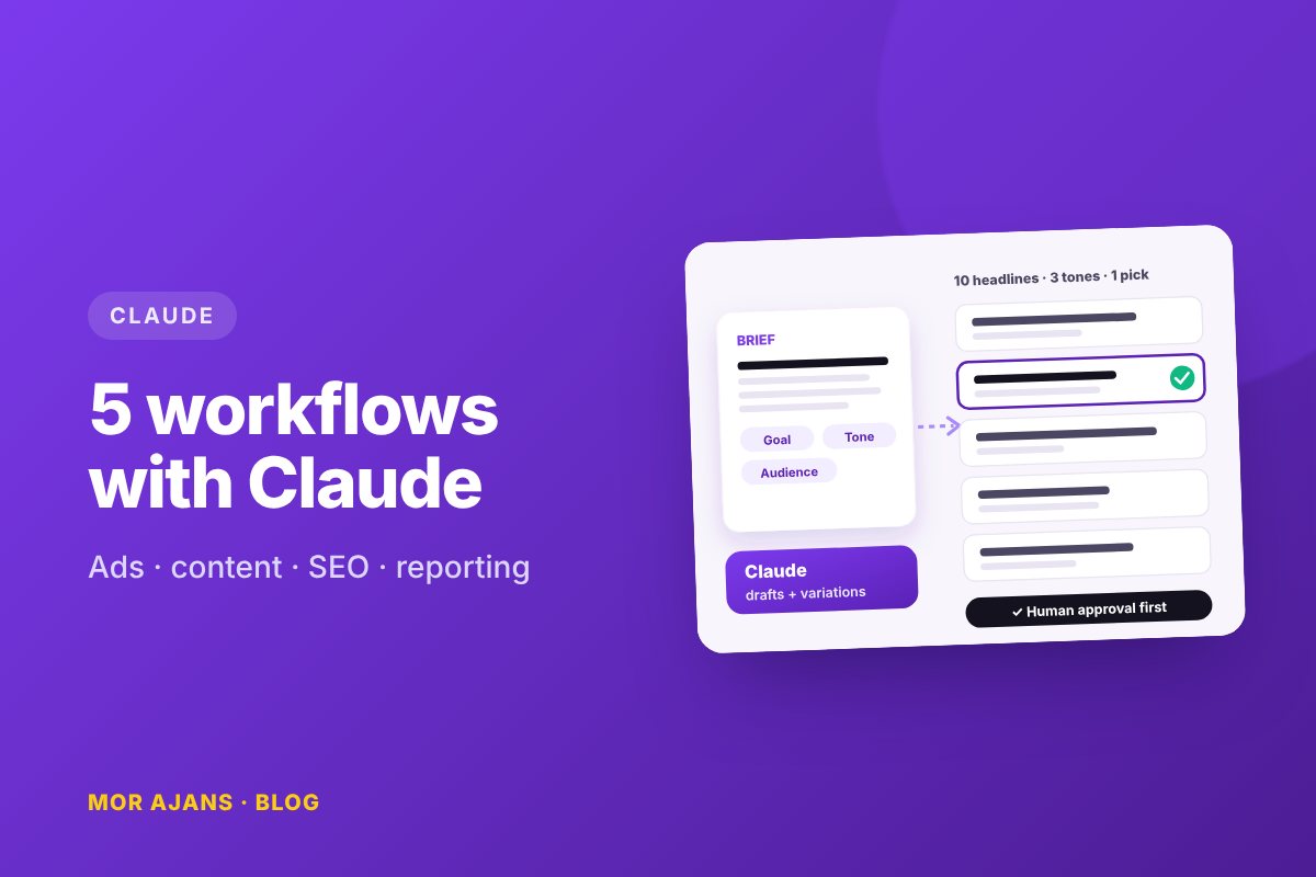How we work with Claude at our agency: 5 workflows